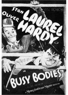 دانلود فیلم Busy Bodies 1933 لورل و هاردی : فضول باشی