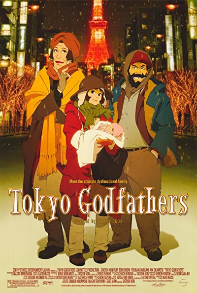 دانلود انیمیشن پدرخوانده‌های توکیو Tokyo Godfathers 2003